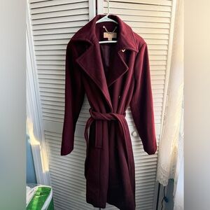 Michael Kors Burgundy Peacoat